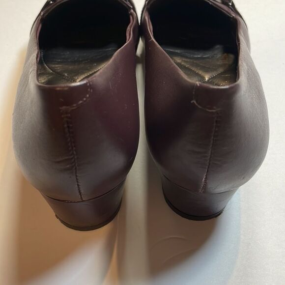 Easy spirit, women’s leather slip on block heel shoes size 7 Esumandra - Picture 4 of 13